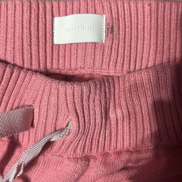 MOTHER medium the blissful ankle sweatpants rose of Sharon knit joggers - Picture 6 of 9